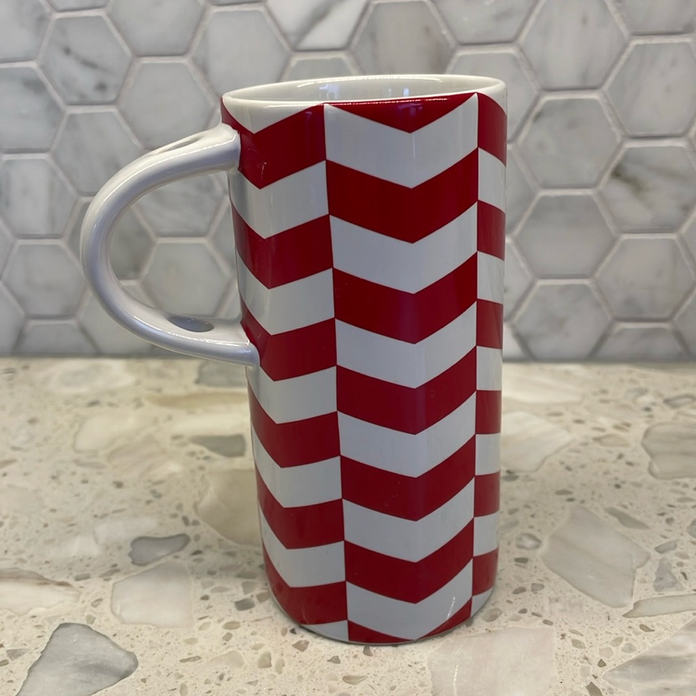 Starbucks mug espresso coffee red white